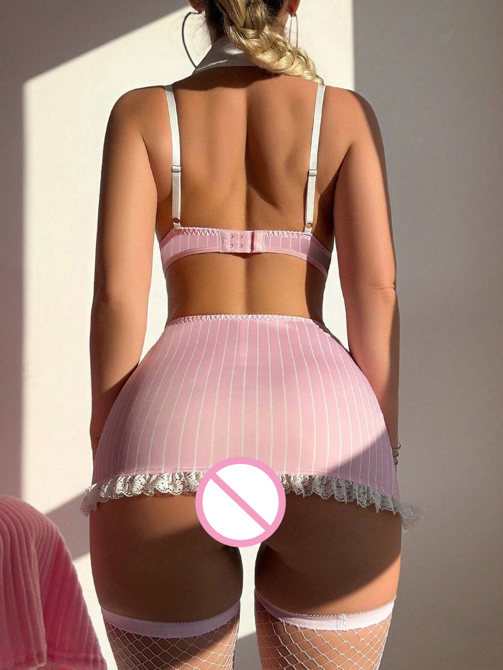 Sexy Hot Teacher Cosplay Lingerie Set