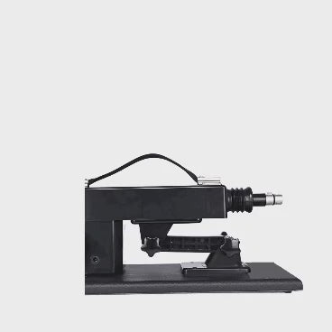 360° Sex Machine with 5 Interchangeable Silicone Attachments.