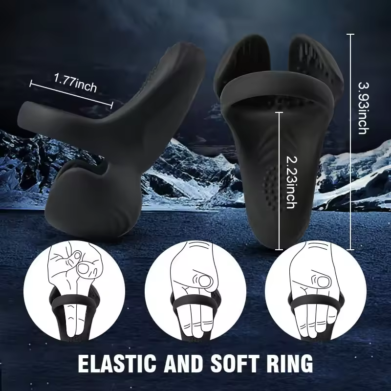 Wearable Vibrating Prostate Massager with Remote-Controlled Cockring.