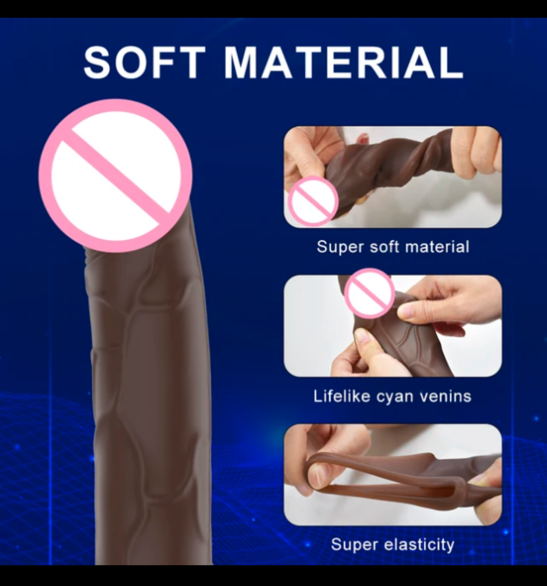Remote Controlled Vibrating Cocksleeve Extender.