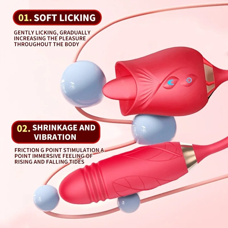 2-in-1 Rose licker.(Double rose licker)