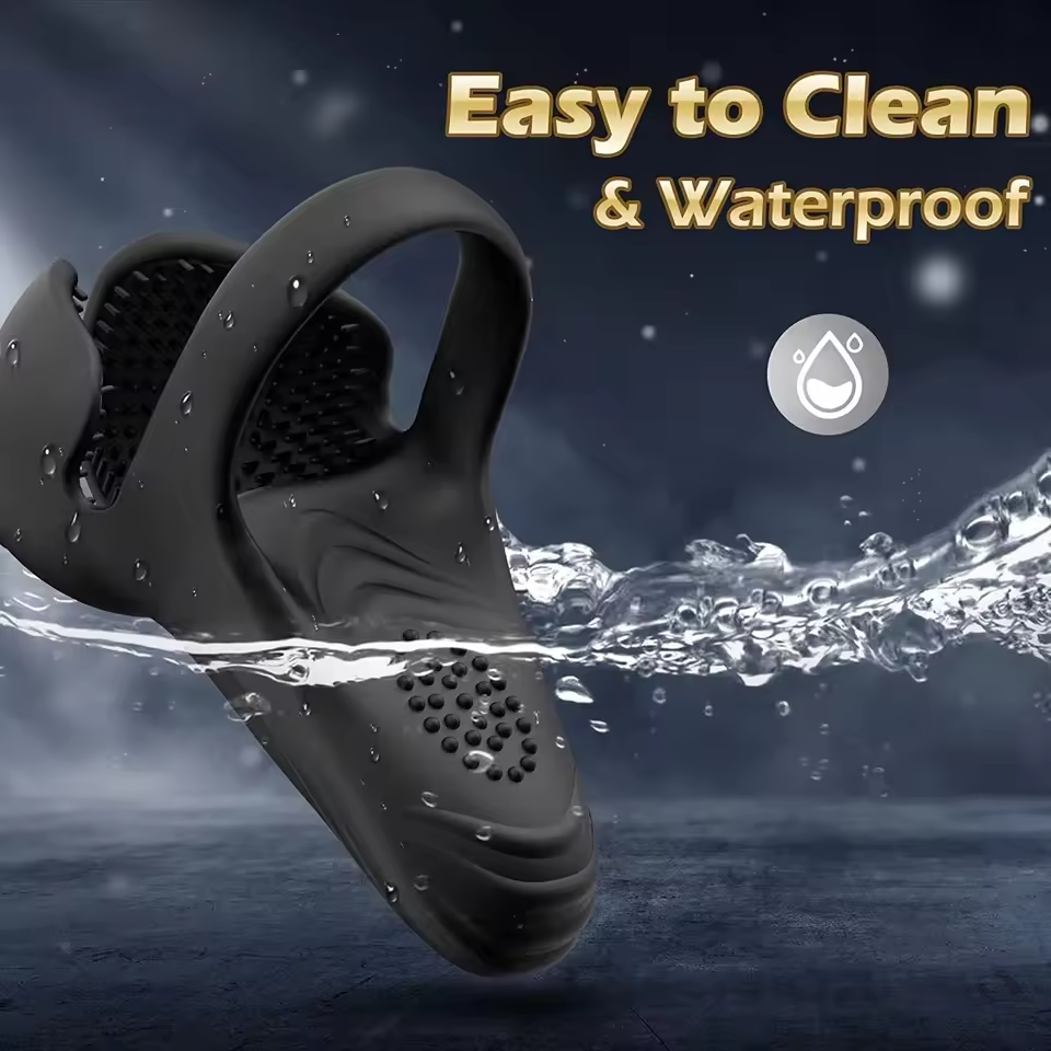 Wearable Vibrating Prostate Massager with Remote-Controlled Cockring.