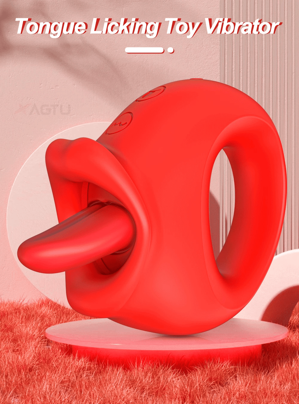 Vibrating tongue licker for women