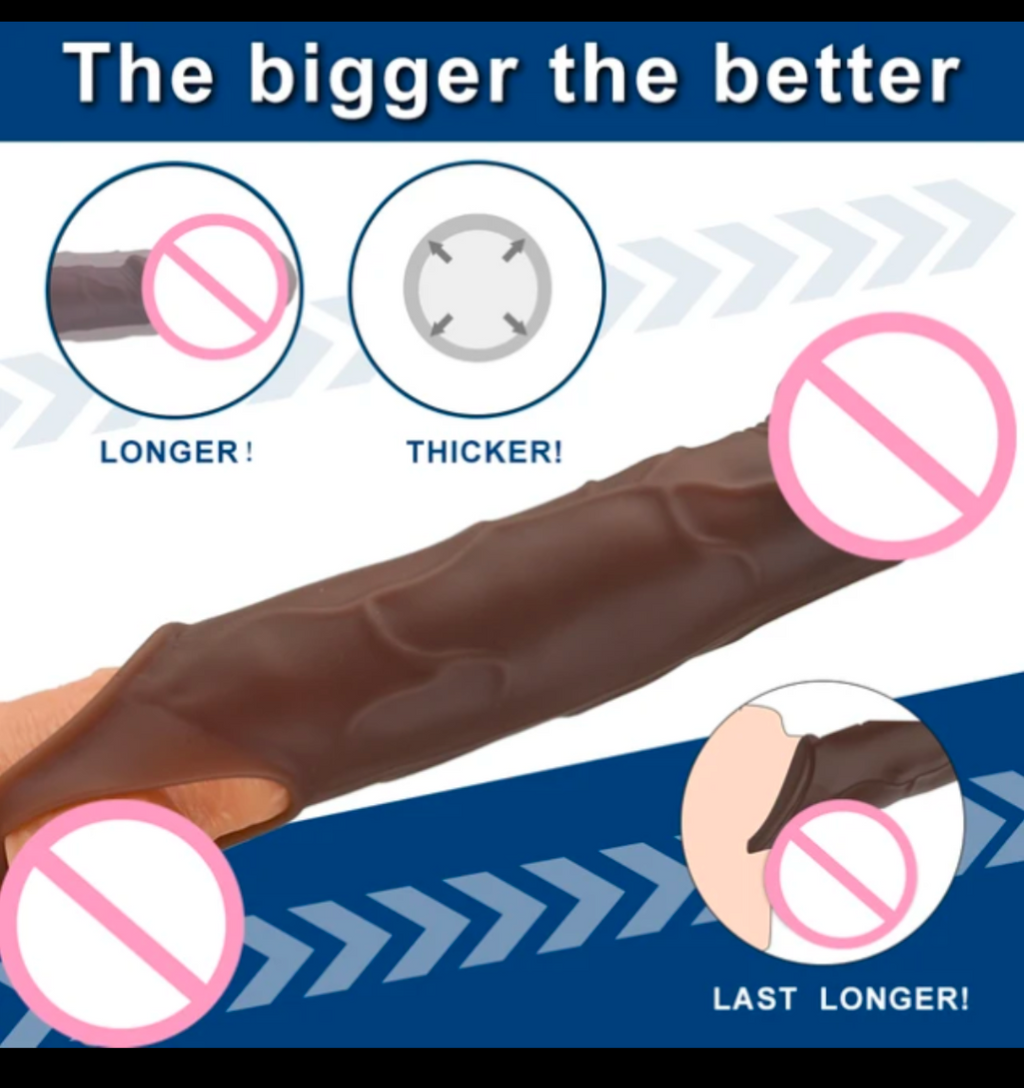 Remote Controlled Vibrating Cocksleeve Extender.