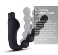 Silicone-Coated Vibrating Prostate Massager & Anal Beads.