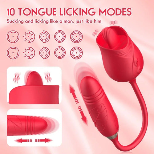 2-in-1 Rose licker.(Double rose licker)