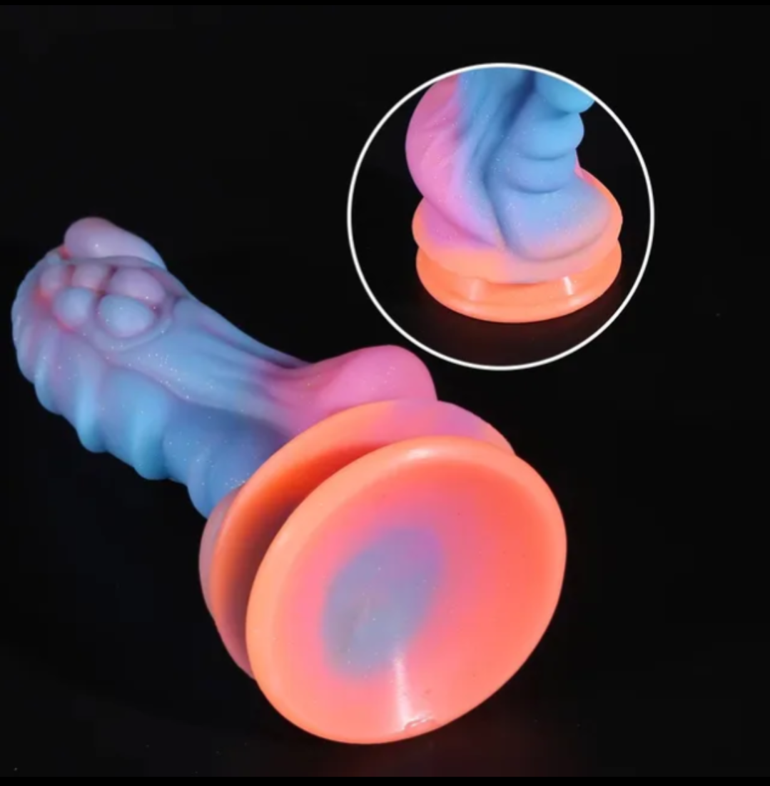 Fantasy Dragon Dildo — Glow in the Dark, Suction Cup Base