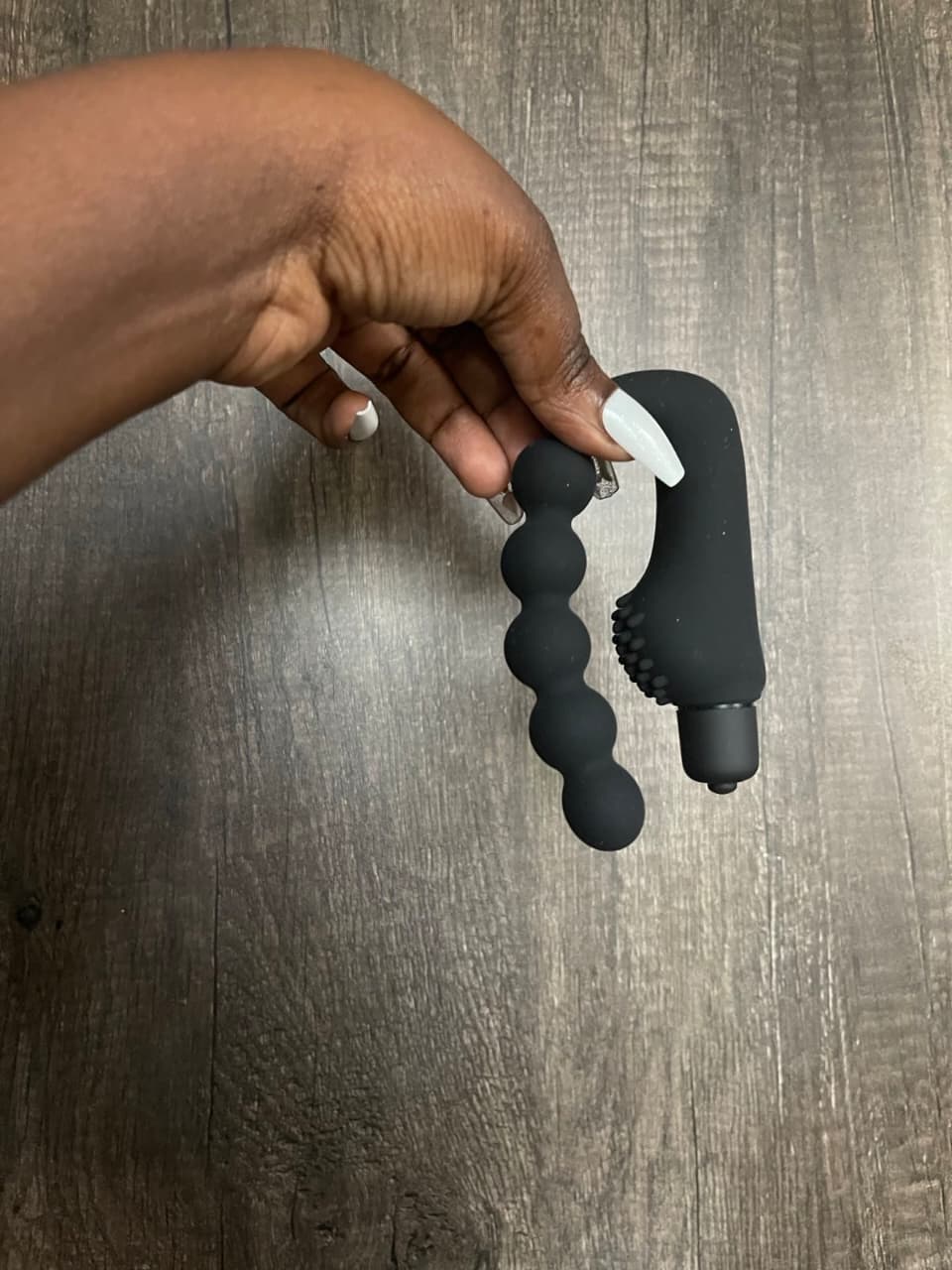 Silicone-Coated Vibrating Prostate Massager & Anal Beads.