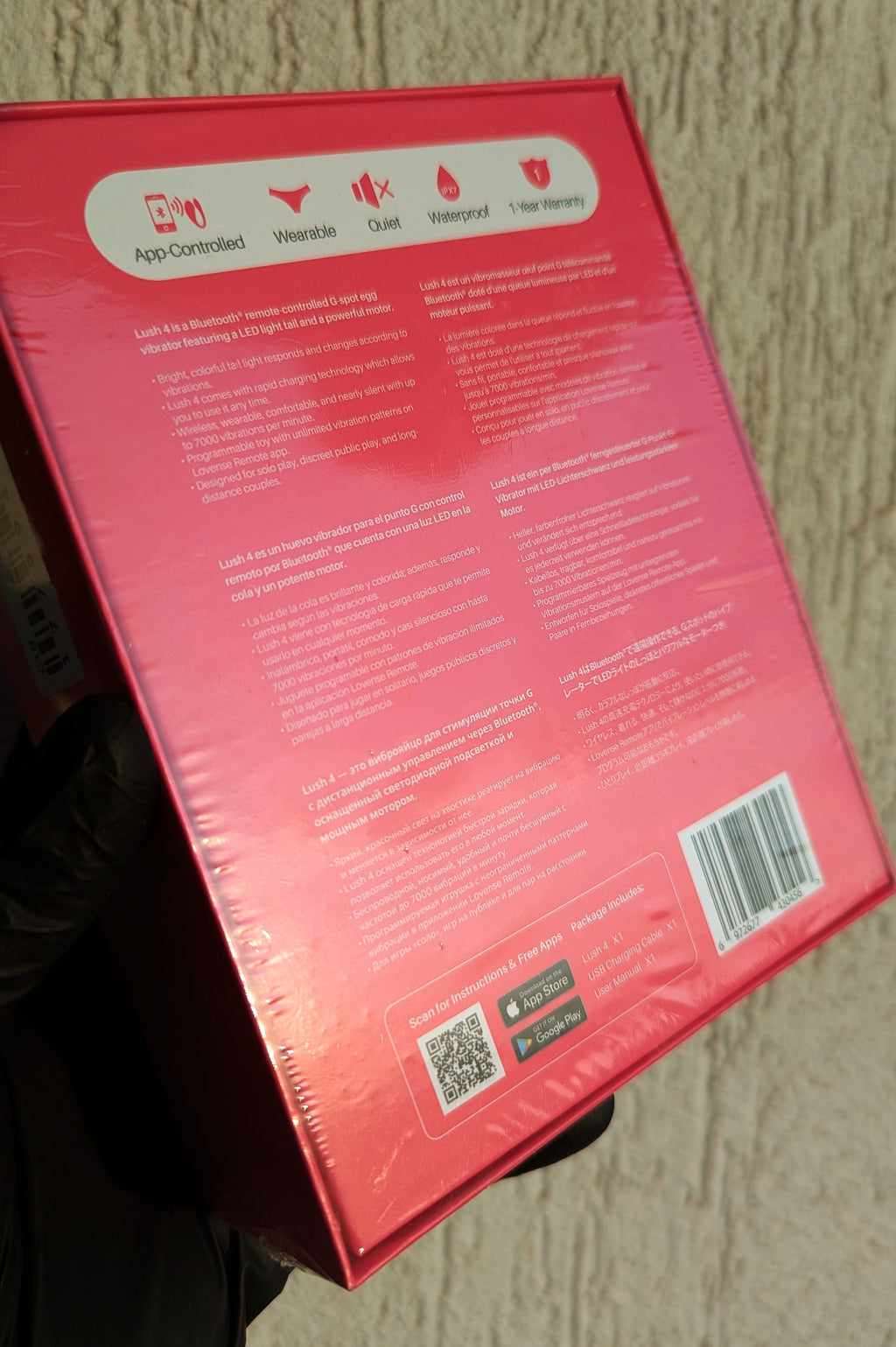 Lush 4 by Lovense – App-Controlled Wearable Vibrator.