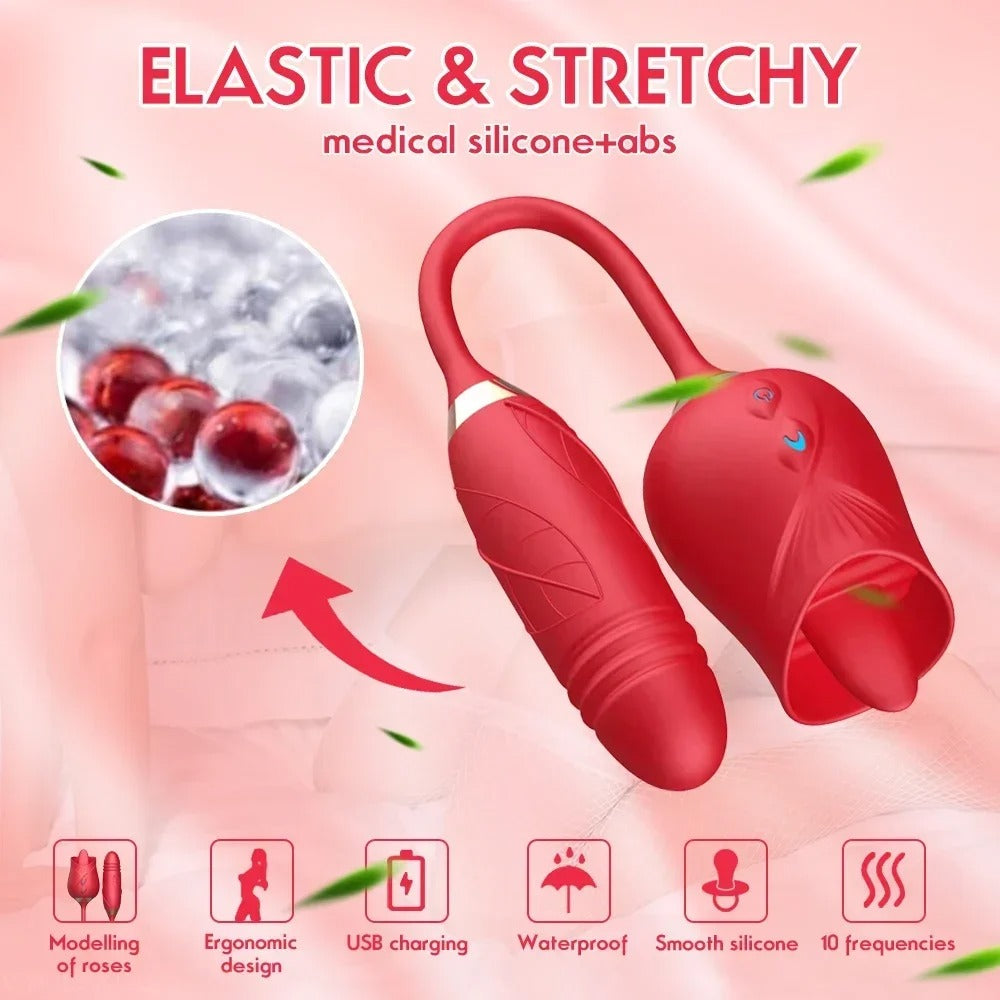 2-in-1 Rose licker.(Double rose licker)