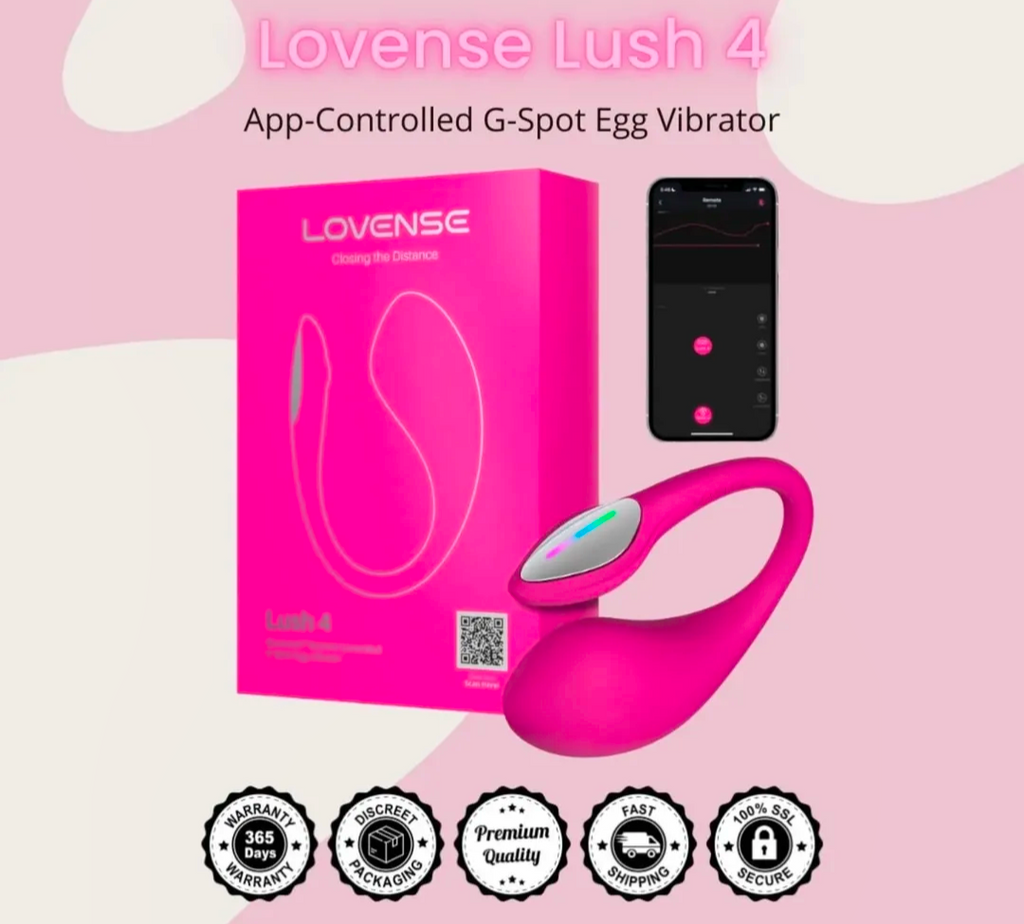 Lush 4 by Lovense – App-Controlled Wearable Vibrator.