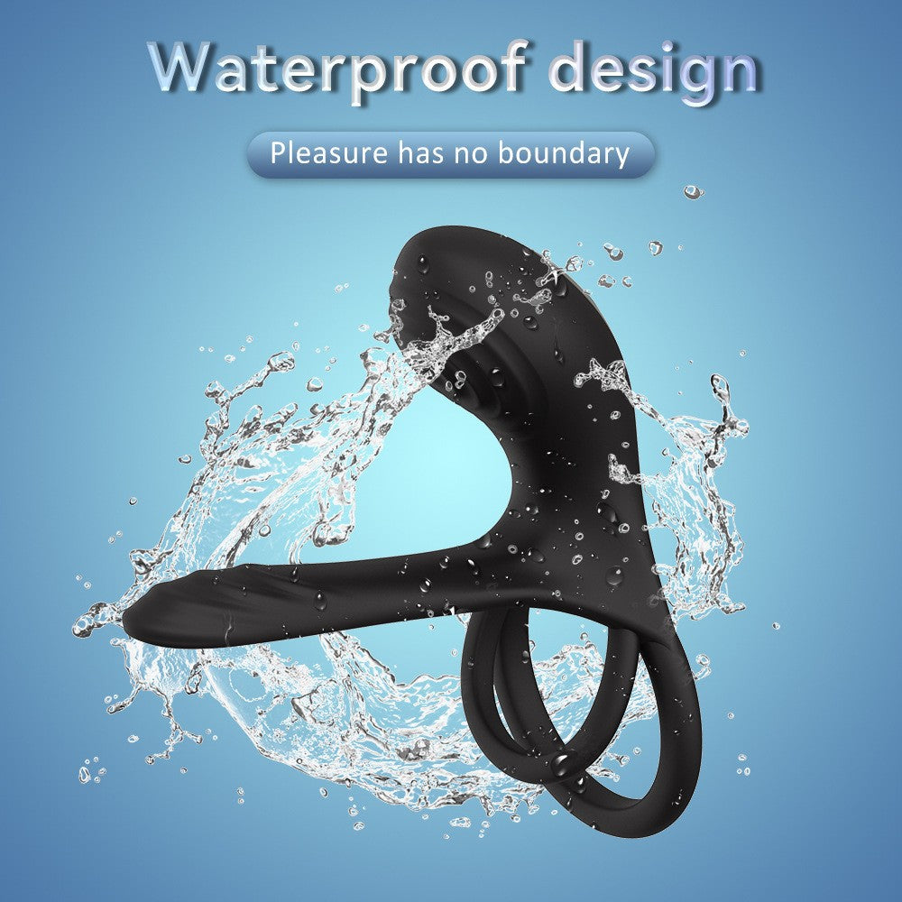 Couples Wearable Vibrator with Remote Control — Dual Stimulation Cock Ring