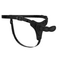 Adjustable 3-Strap Harness with Curved Dildo — Beginner Pegging & Strap-On Set