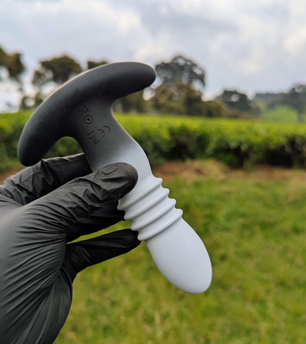 Ribbed Prostate Massager with Remote Control — Anal Plug